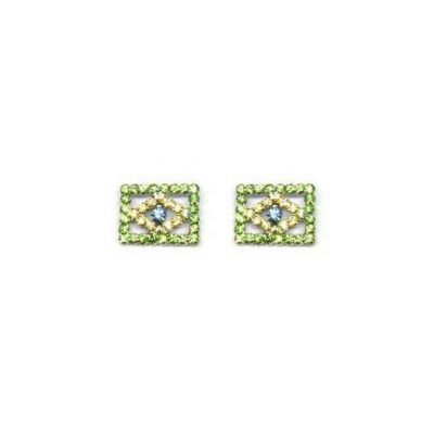 Brinco Brasil com Strass
