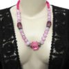 Colar Rosa Cristal
