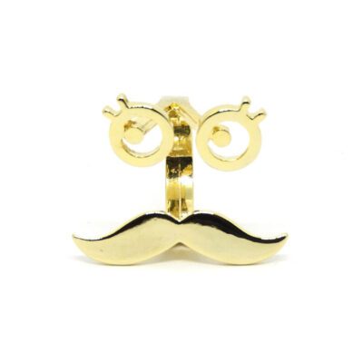 Anel Dourado Moustache