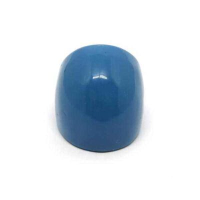 Anel Grande de Resina Arredondado - Azul - ARO 26