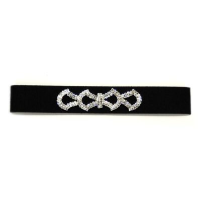 Choker Preto com Strass