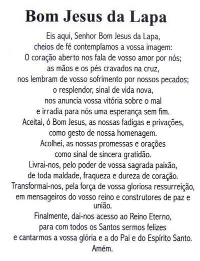 Escapulário Bom Jesus da Lapa