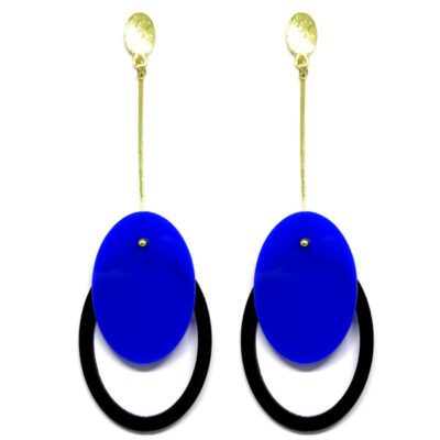 Brinco De Acrílico Oval
