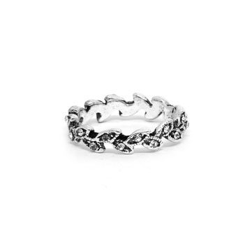 Anel Inspired Pandora Ramos com Strass
