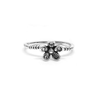 Anel Solitário Inspired Pandora Flor