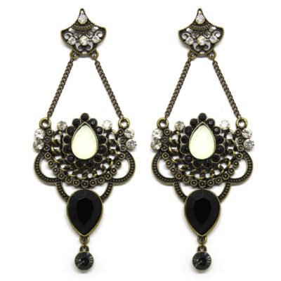 Brinco Boho com Strass