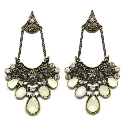 Brinco Boho com Strass