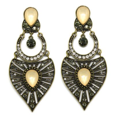 Brinco Boho com Strass
