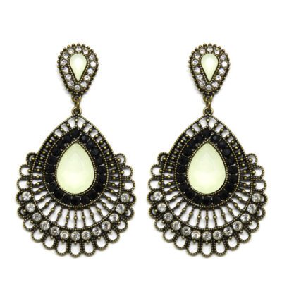 Brinco Boho com Strass