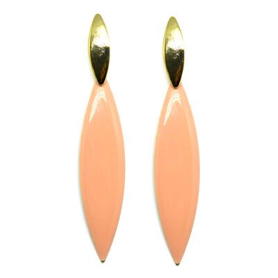 Brincos Esmaltados Rosa