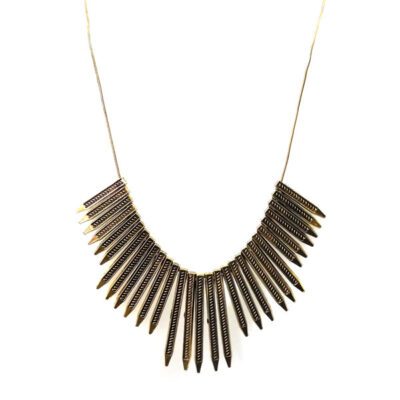 Maxi Colar Ouro Velho com Pontas