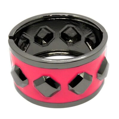 Bracelete Grafite e Pink