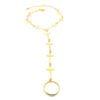 Pulseira Anel com Cruz Dourada