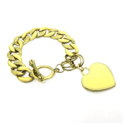 Pulseira Elos com Coração