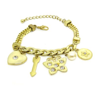 Pulseira com Berloques Branco