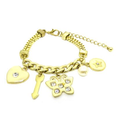 Pulseira com Berloques Branco