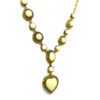 Colar Boho Dourado com Coração