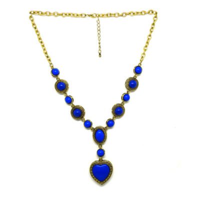 Colar Boho Dourado com Coração Royal