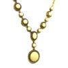 Colar Boho Dourado com Creme