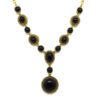 Colar Boho Dourado com Preto