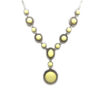 Colar Boho Prata com Creme