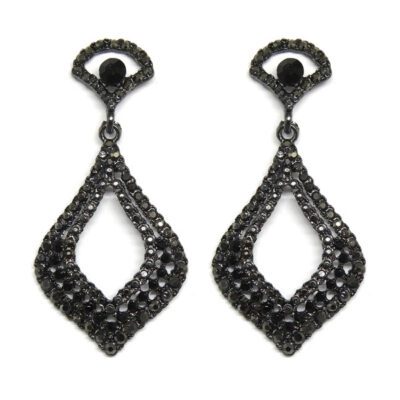 Brinco de Strass Grafite