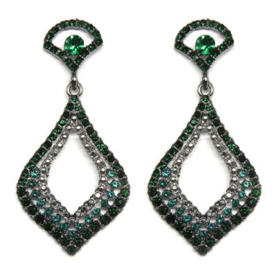 Brinco de Strass Esmeralda