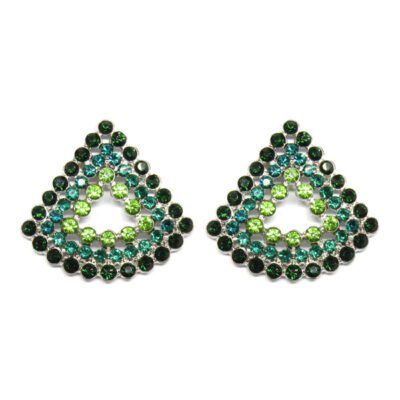Brinco Triangular Verde
