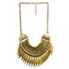 Maxi Colar Boho com Asas Dourado