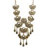 Colar Boho Ouro Velho e Branco