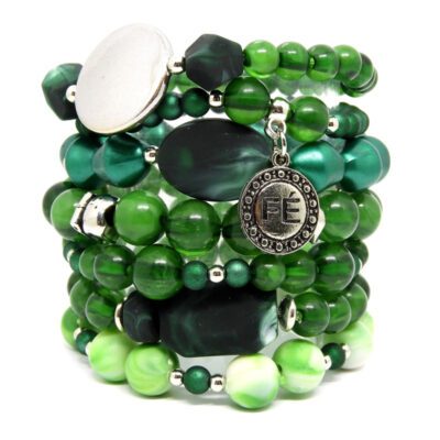 Kit de Pulseiras Verde