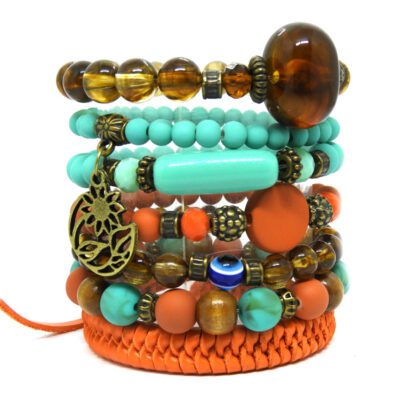Kit de Pulseiras Girassol
