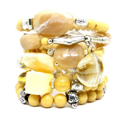 Kit de Pulseiras Caramelo