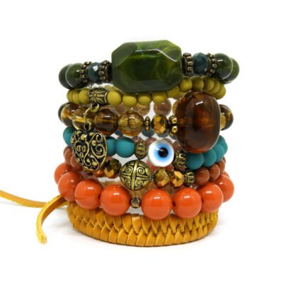 Kit de Pulseiras Com Coração