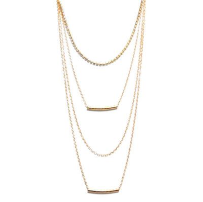 Choker Dourado com Strass