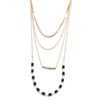 Choker com 4 Voltas Dourado