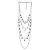 Choker com 4 Voltas e Bolinhas Grafite