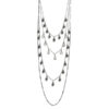 Choker com 4 Voltas e Bolinhas Grafite