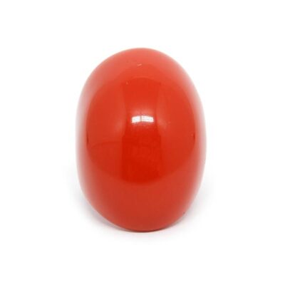 Anel de Resina Vermelho