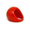 Anel de Resina Vermelho
