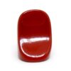 Anel de Resina Vermelho