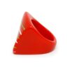 Anel de Resina Vermelho