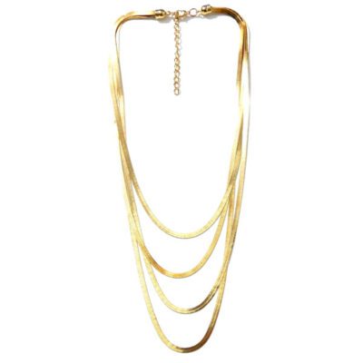 Colar Triplo Dourado