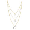 Colar Triplo Dourado