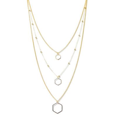 Colar Triplo Dourado