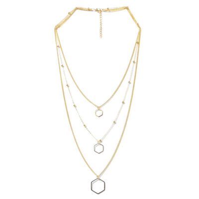 Colar Triplo Dourado
