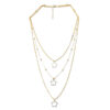 Colar Triplo Dourado Estrela