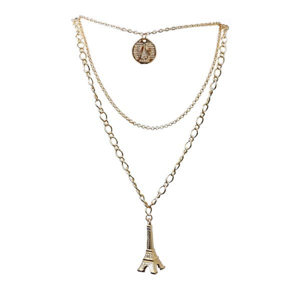 Choker Dourado Torre Eiffel
