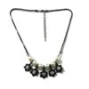Gargantilha Grafite com Strass