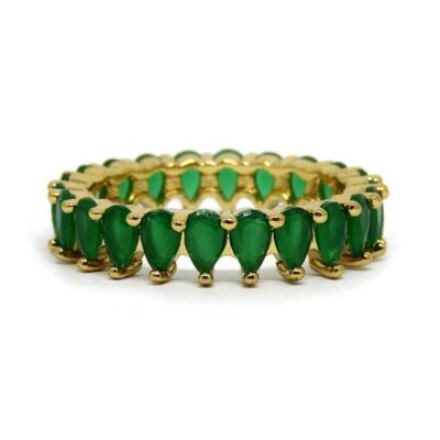 Anel Gota Dourado